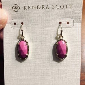 Kendra Scott Elle gold drop earrings